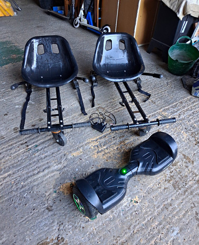 Black self balancing scooter - black,